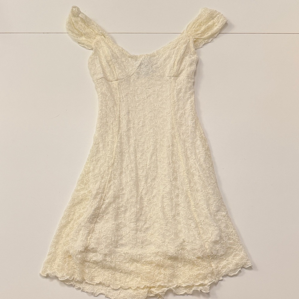 Tilly’s RSQ Ivory Lace Slip Dress